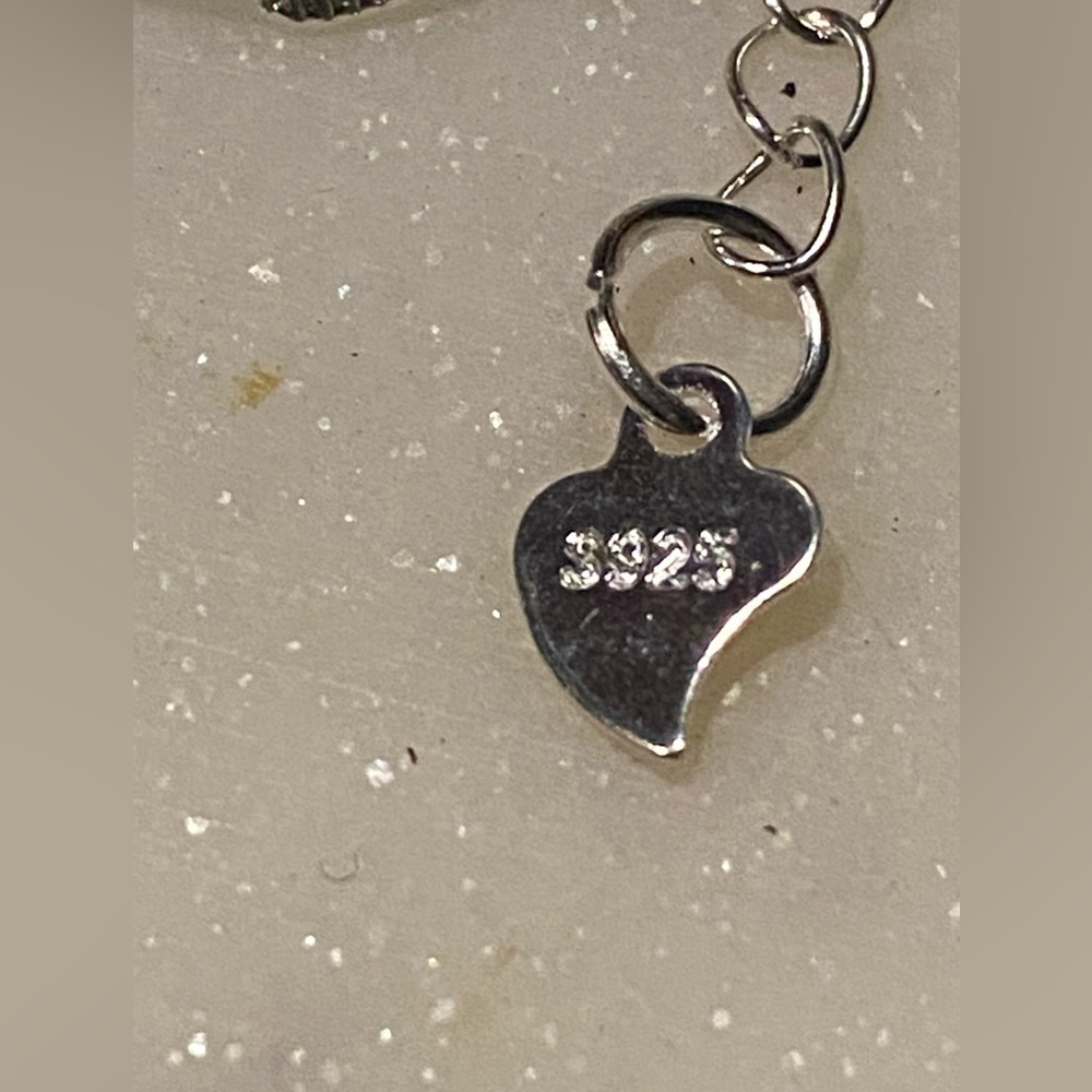 BN 925 Stamped Sterling Silver Chain Bracelet with lobster clasp closure - Picture 2 of 8